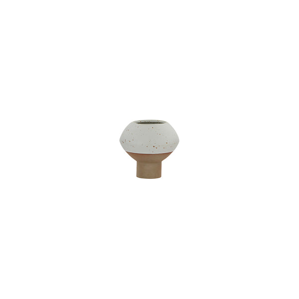 hagi mini vase white light brown by oyoy 1