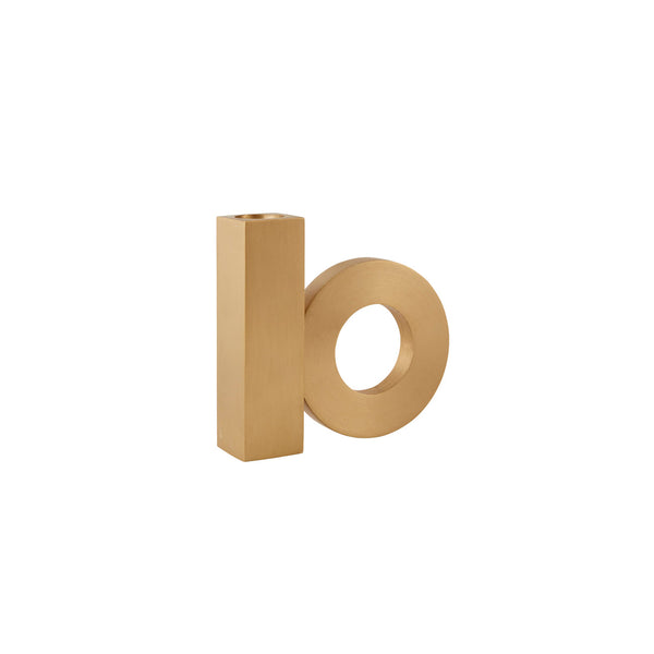 baari solid brass candleholder by oyoy l300235 2