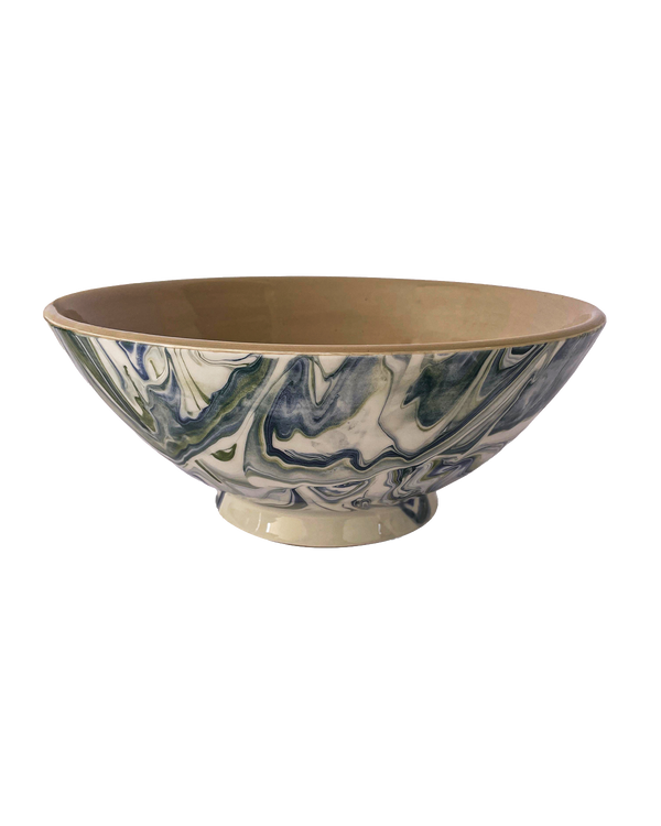 Marble Blue Green Serving Bowl Uvn 1000138 1