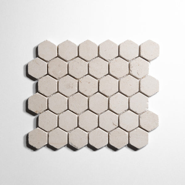 Crema Honed New Hexagon Tile Lc5Hx 2