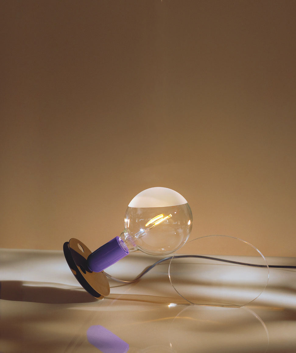 Lampadina Stainless steel Table Lighting in Various Colors