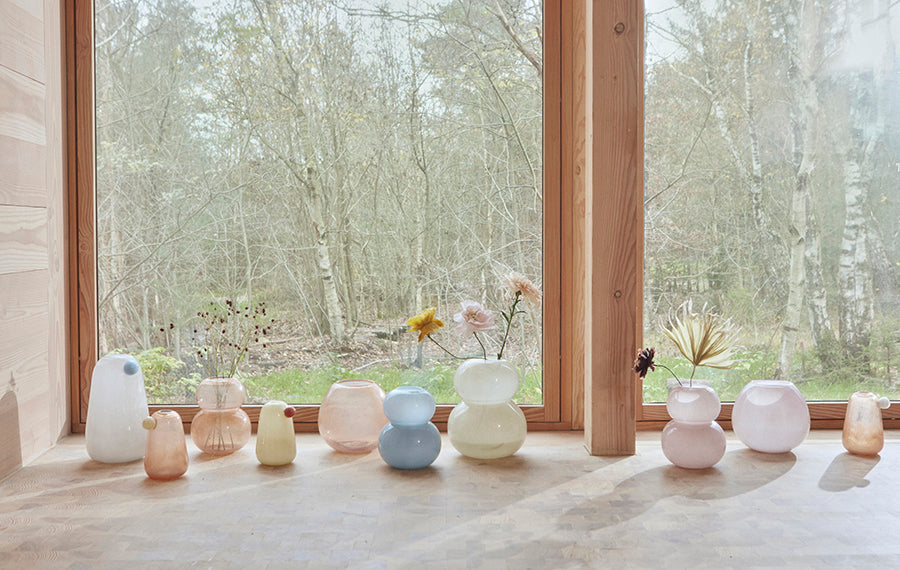 lasi vase small taupe oyoy l300437 3