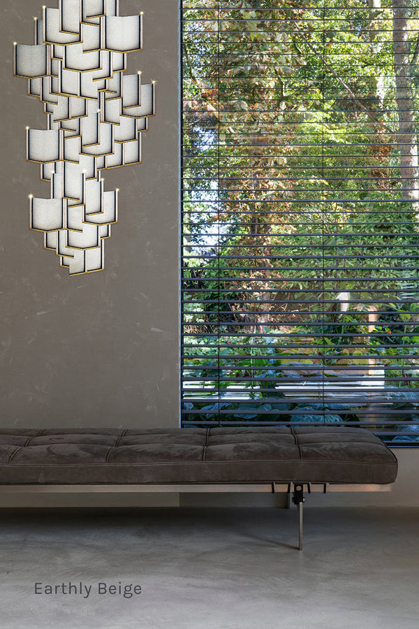 Lattice Systems LED Wallpaper in Various Colors by Meystyle