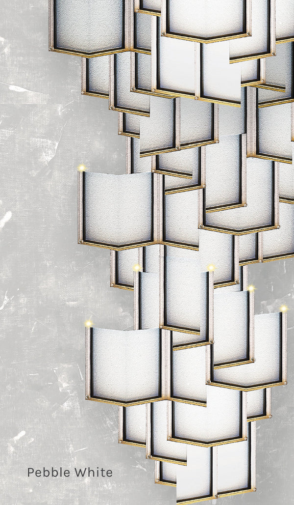 Lattice Systems LED Wallpaper in Various Colors by Meystyle
