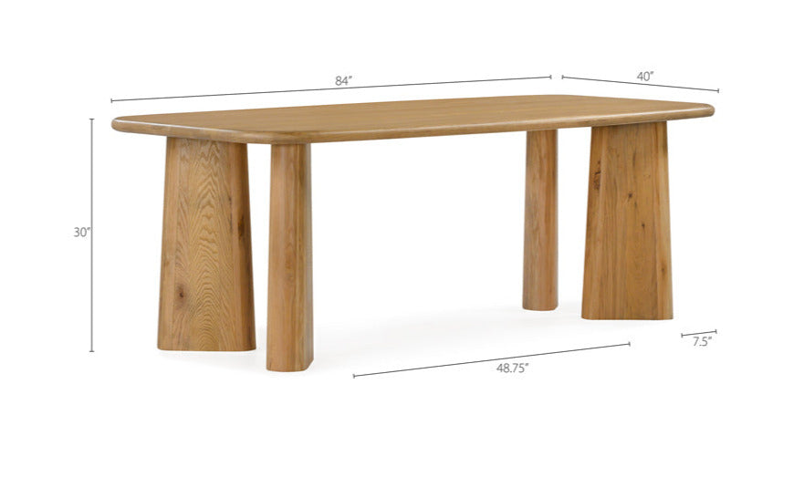 Laurel Dining Table in Natural by BD Studio III 8