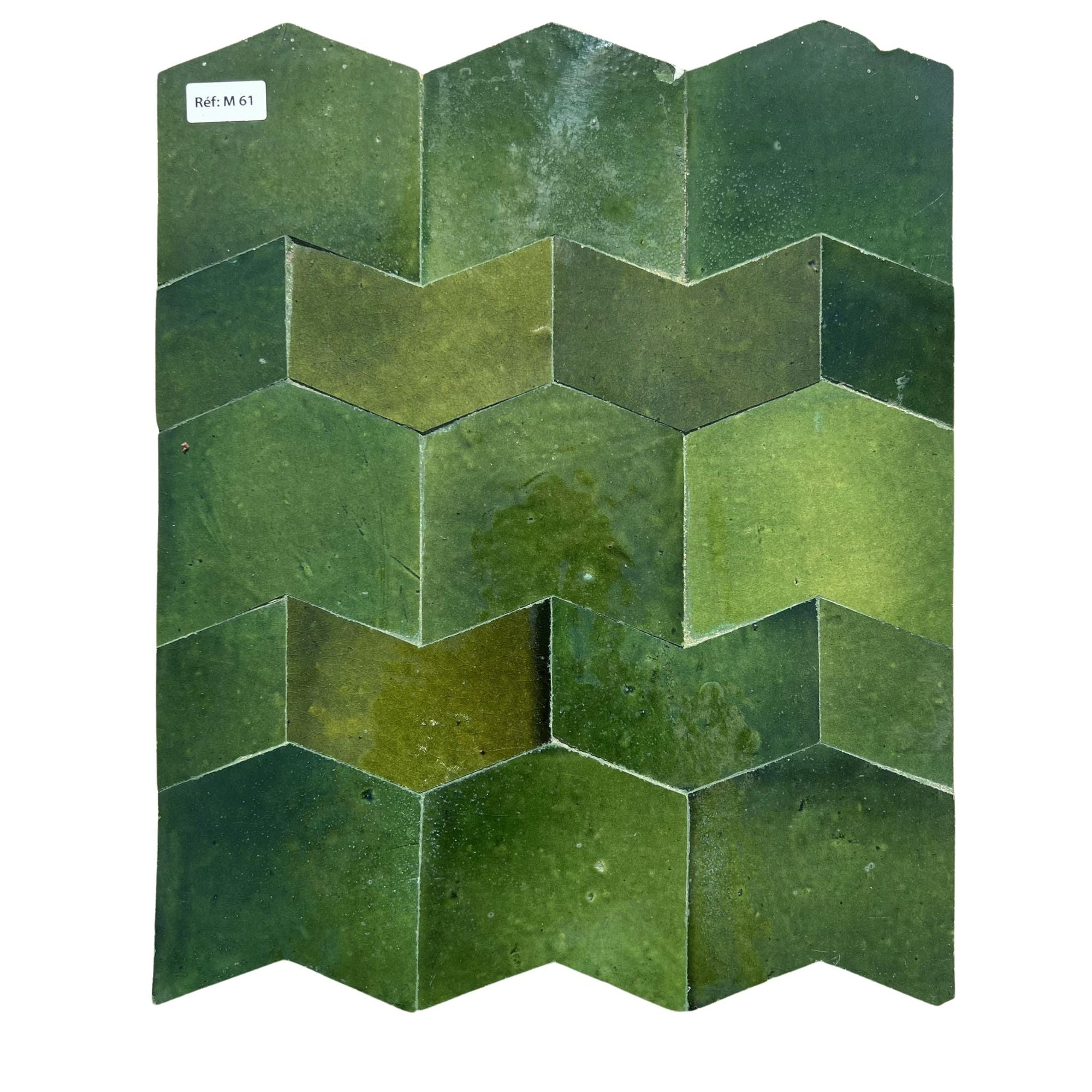 Lagoon Chevron Mosaic Tile