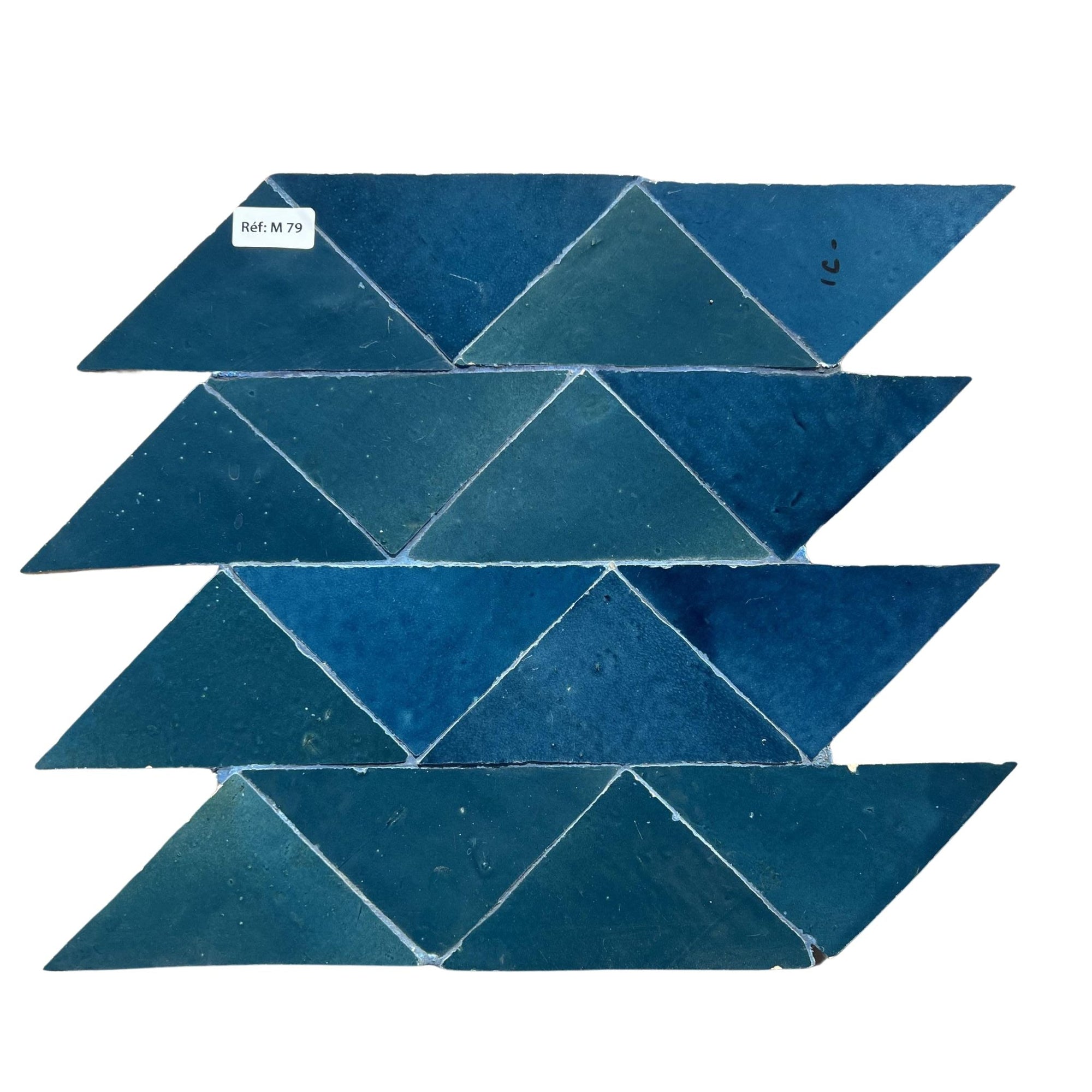 Agean Triangles Mosaic Tile