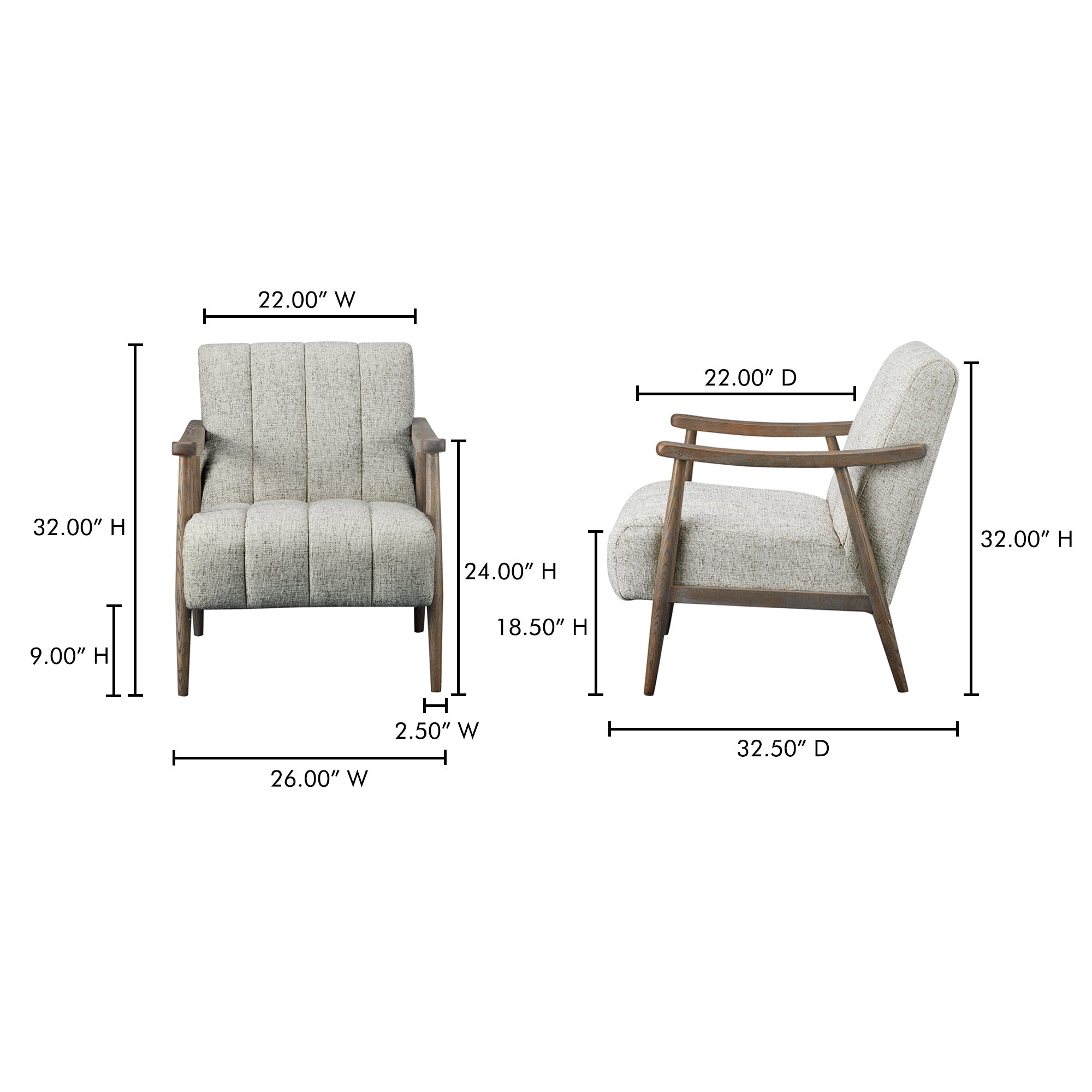 Aster Accent Chair Pebbled Moes Home Collection Mhc Me 1064 34 6