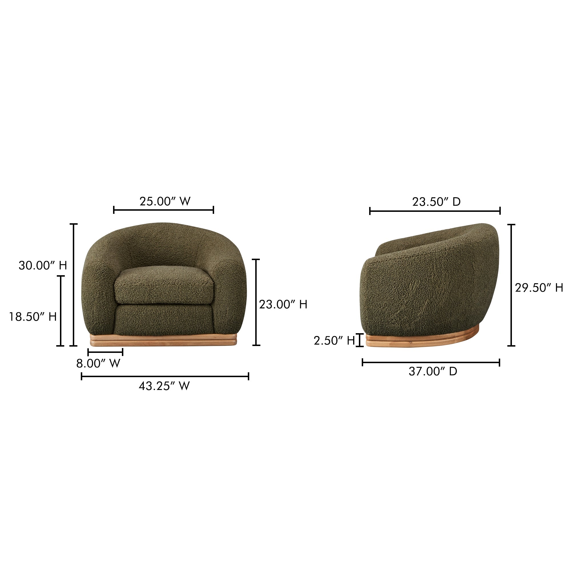 Marlowe Lounge Chair Moes Home Collection Mhc Me 1065 16 11