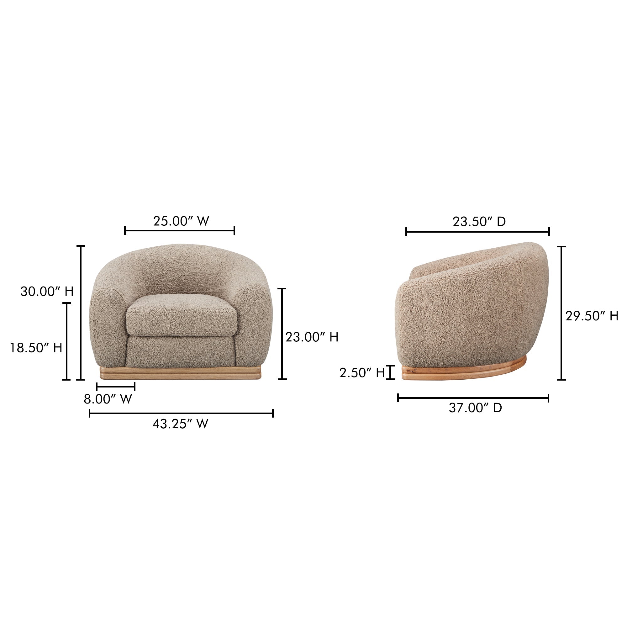 Marlowe Lounge Chair Moes Home Collection Mhc Me 1065 16 12