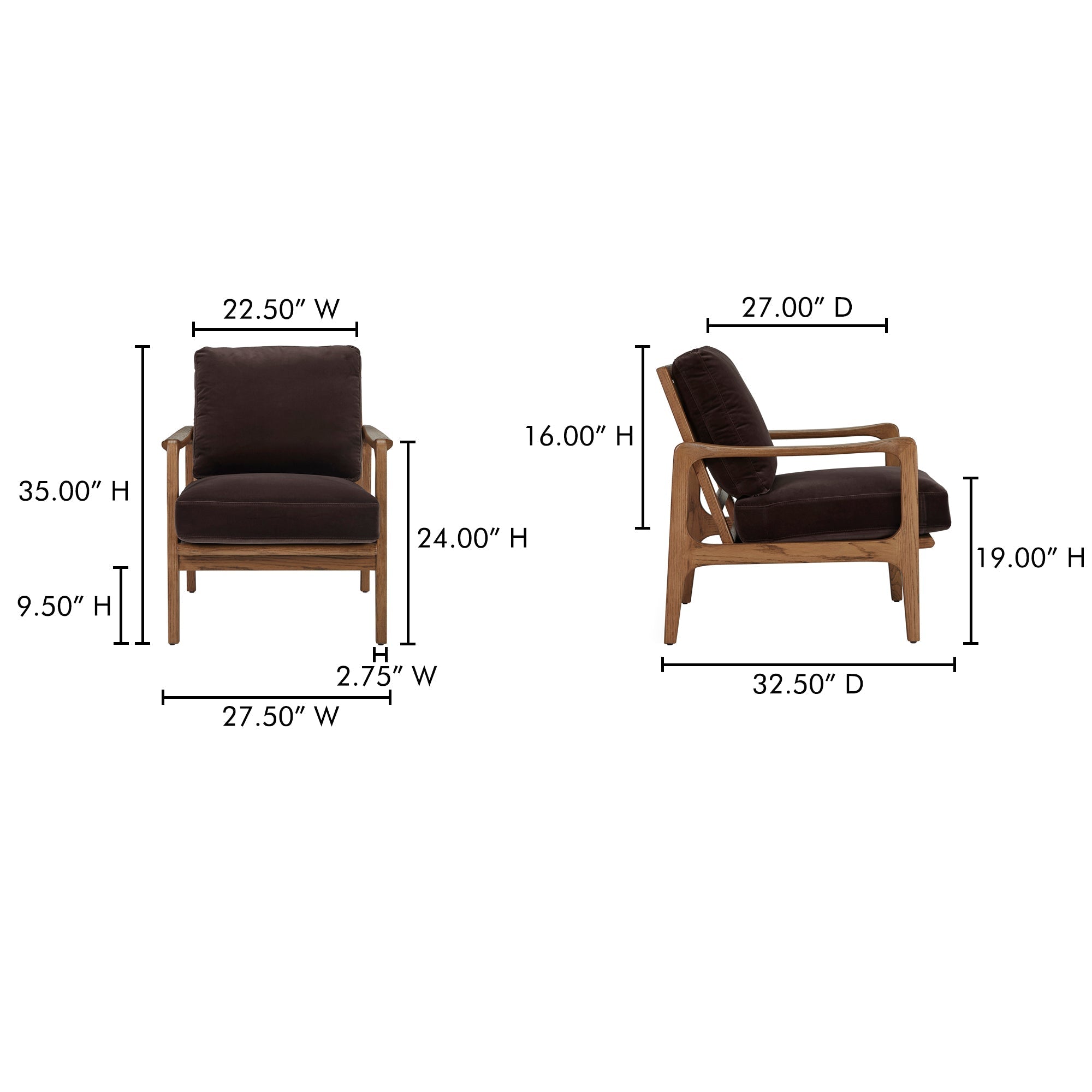 Fearne Accent Chair Heather Moes Home Collection Mhc Me 1067 14 12