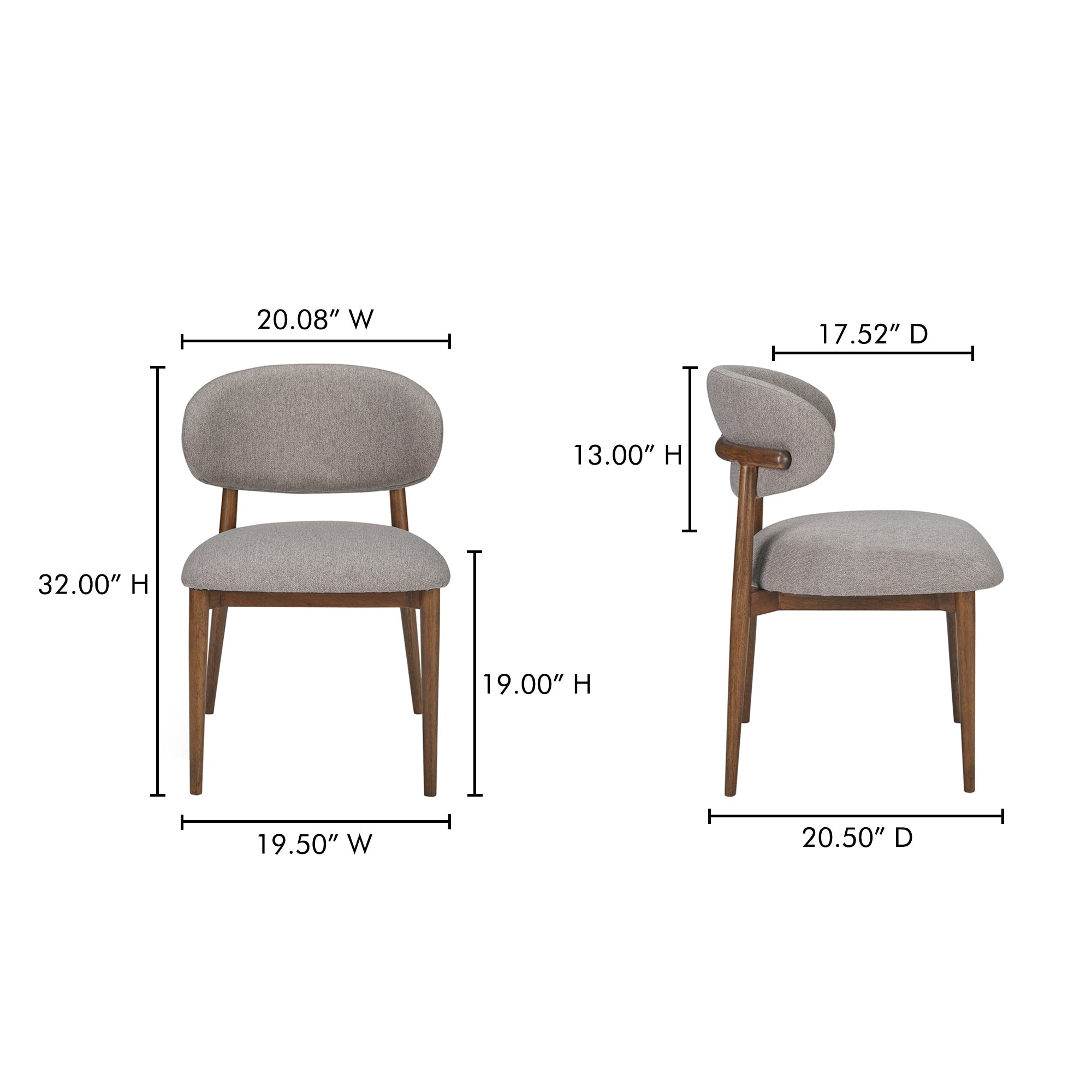 Ellie Dining Chair Moes Home Collection Mhc Me 1069 21 11