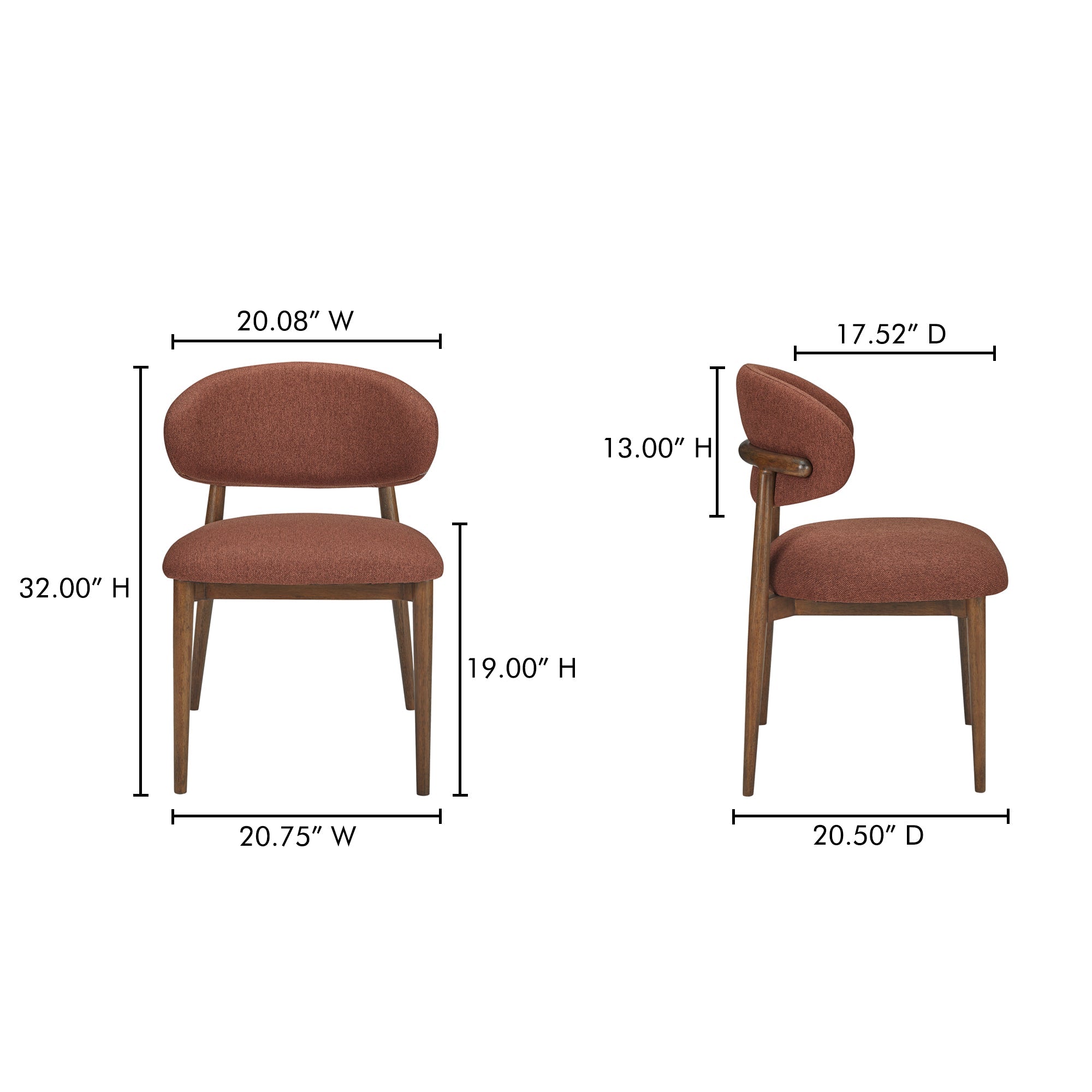 Ellie Dining Chair Moes Home Collection Mhc Me 1069 21 12