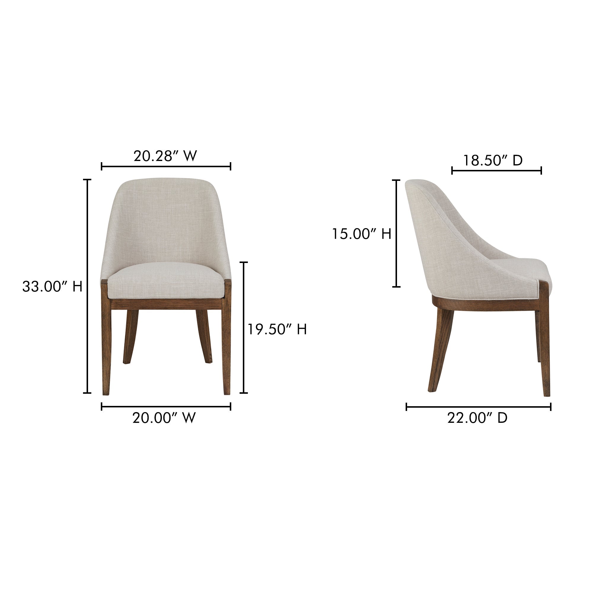 Edward Dining Chair Heather Moes Home Collection Mhc Me 1071 34 11
