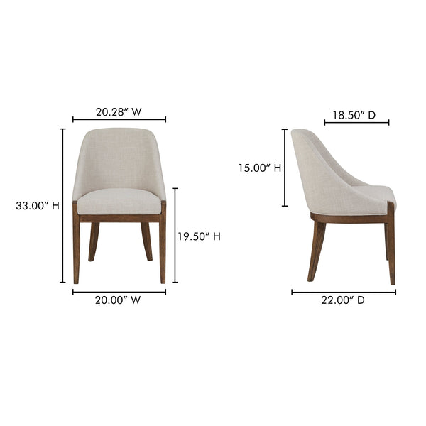 Edward Dining Chair Heather Moes Home Collection Mhc Me 1071 34 11