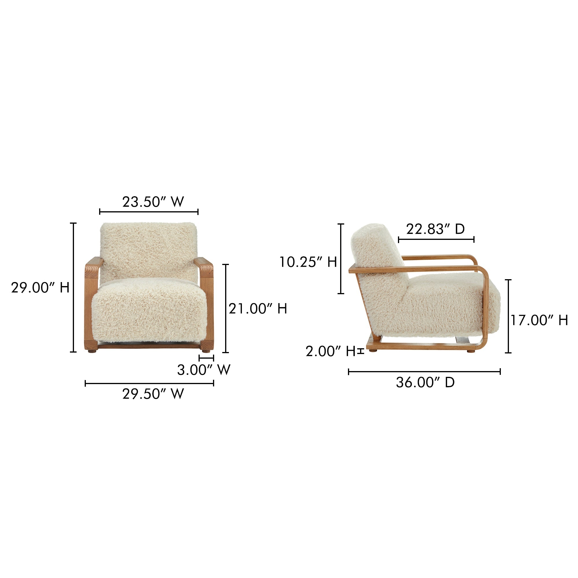 Eckersley Lounge Chair Moes Home Collection Mhc Me 1073 34 22