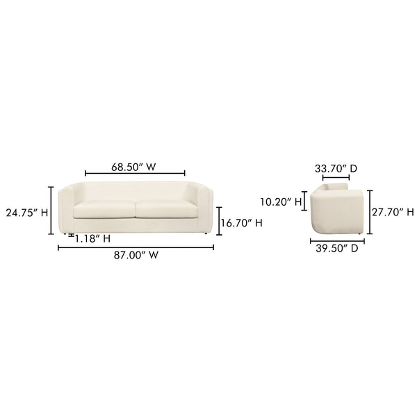 Alora Sofa Moes Home Collection Mhc Mm 1002 40 15