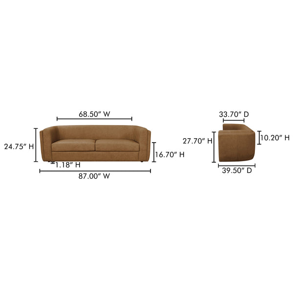 Alora Sofa Moes Home Collection Mhc Mm 1002 40 14