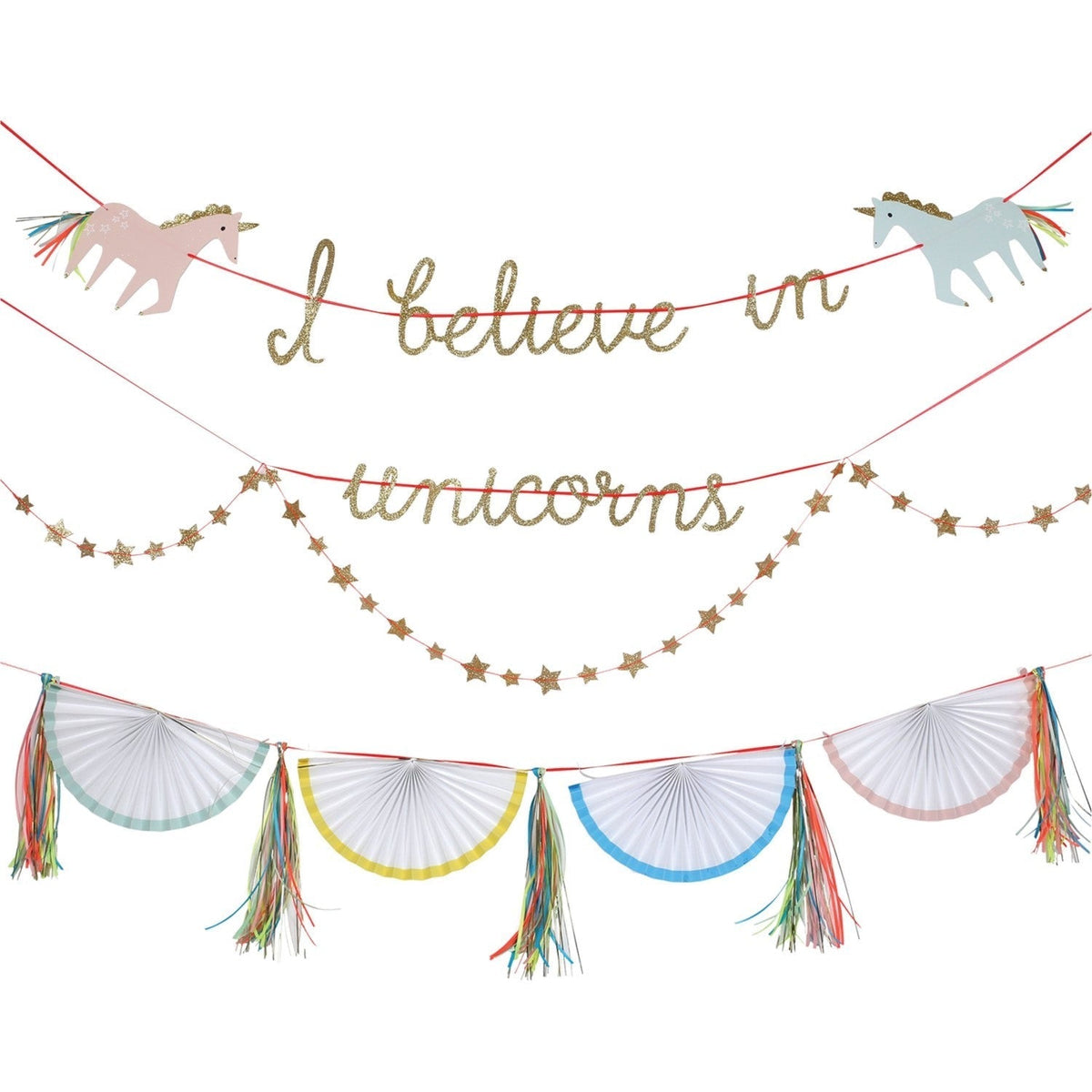 i believe in unicorns partyware by meri meri mm 146917 4