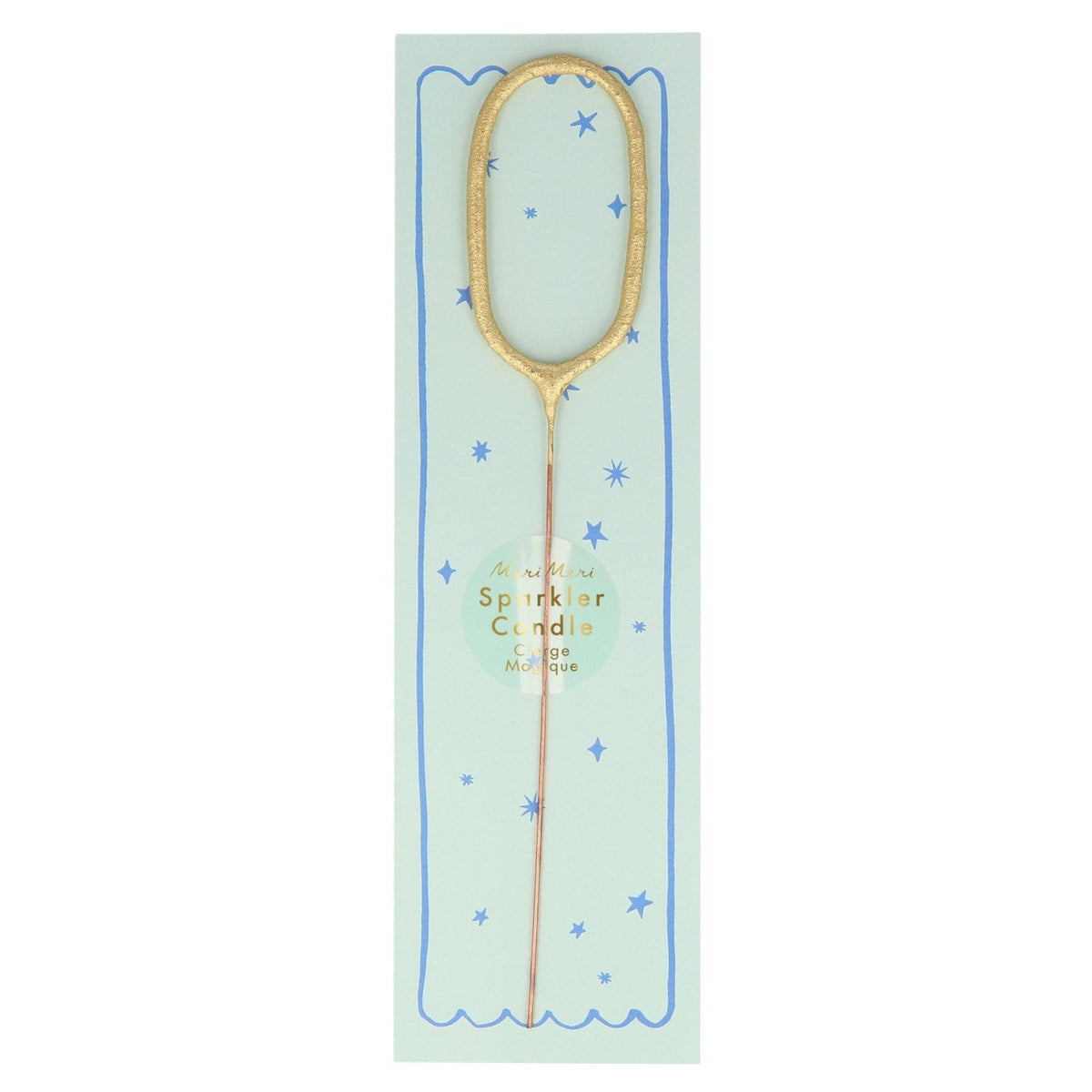 gold sparkler number candle by meri meri mm 156070 1
