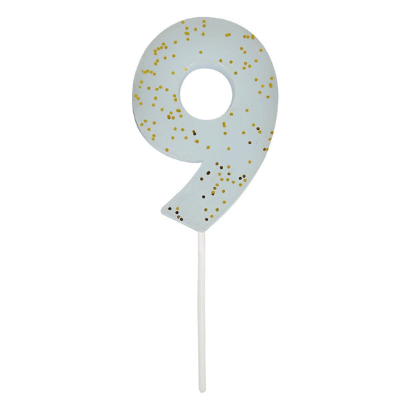 color numbered glitter candle by meri meri mm 158410 1