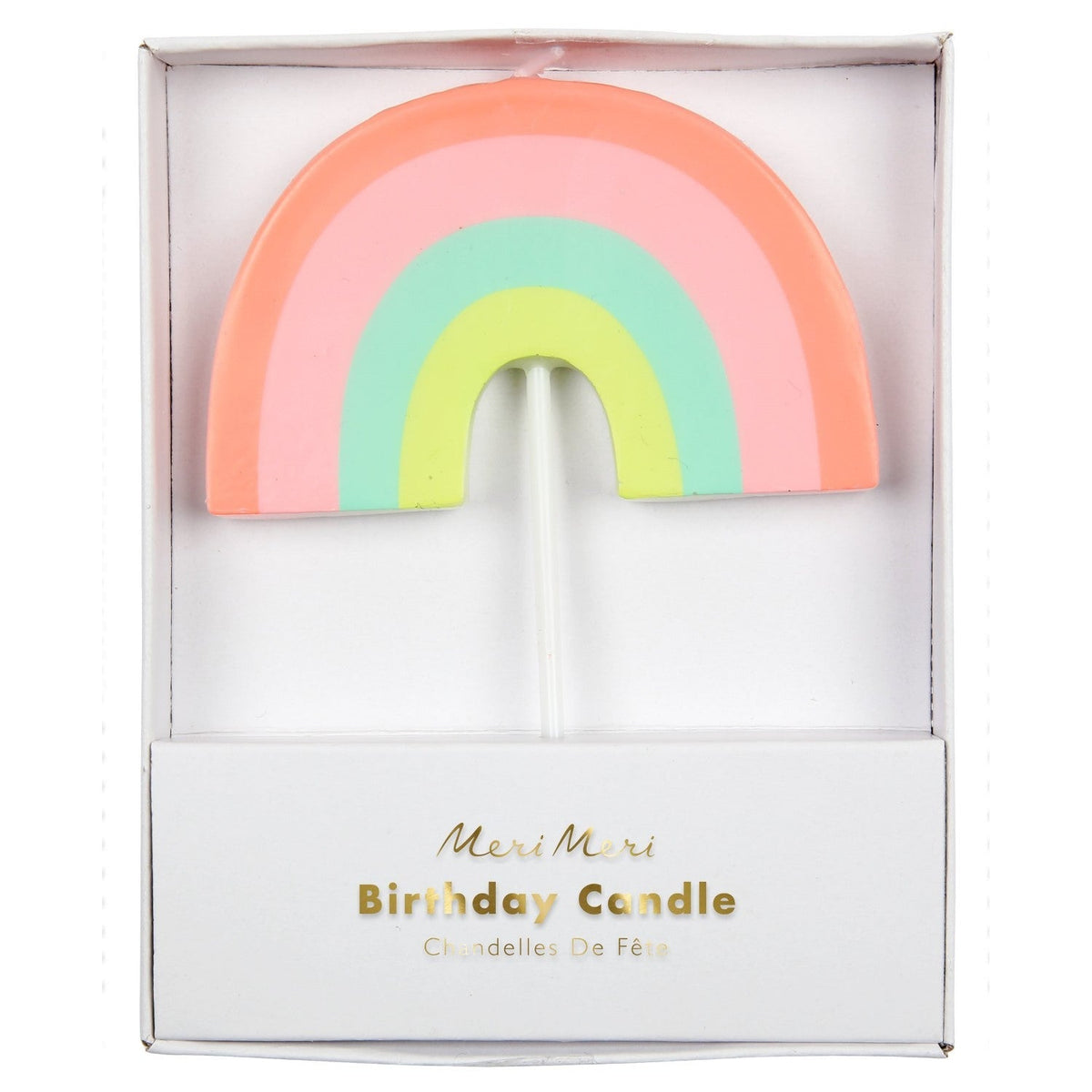 rainbow candle by meri meri mm 168175 1