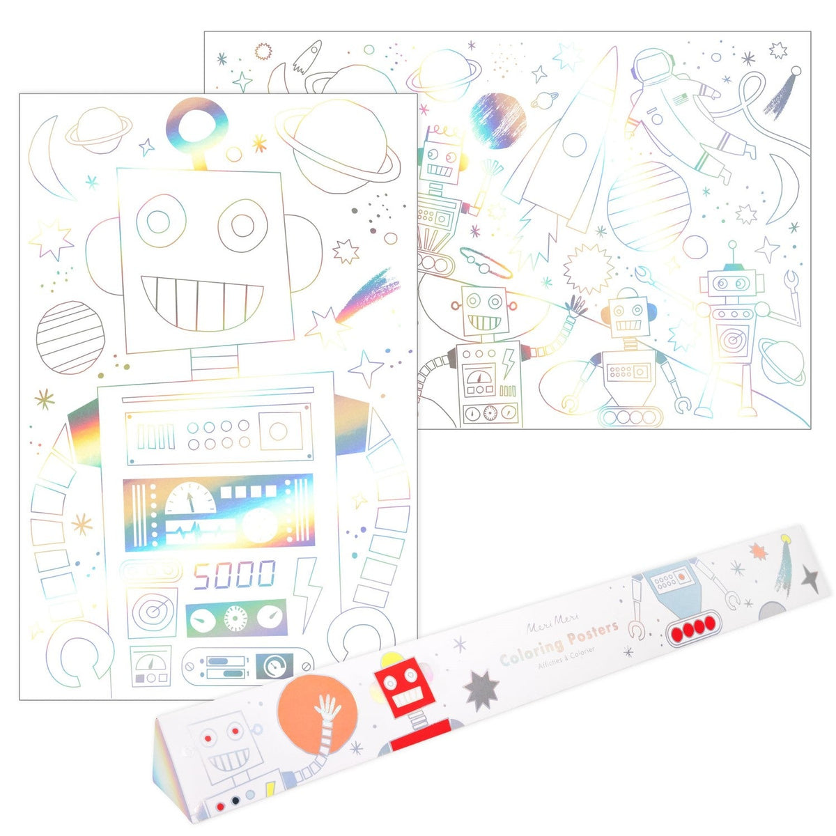 space coloring posters by meri meri mm 206245 1