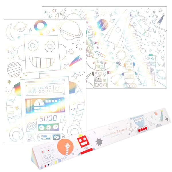 space coloring posters by meri meri mm 206245 1