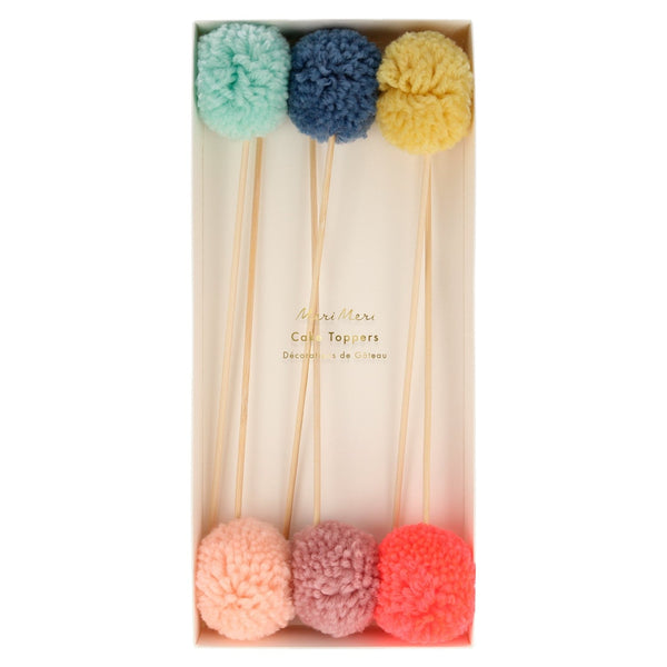 multi pompom cake toppers by meri meri mm 215884 1