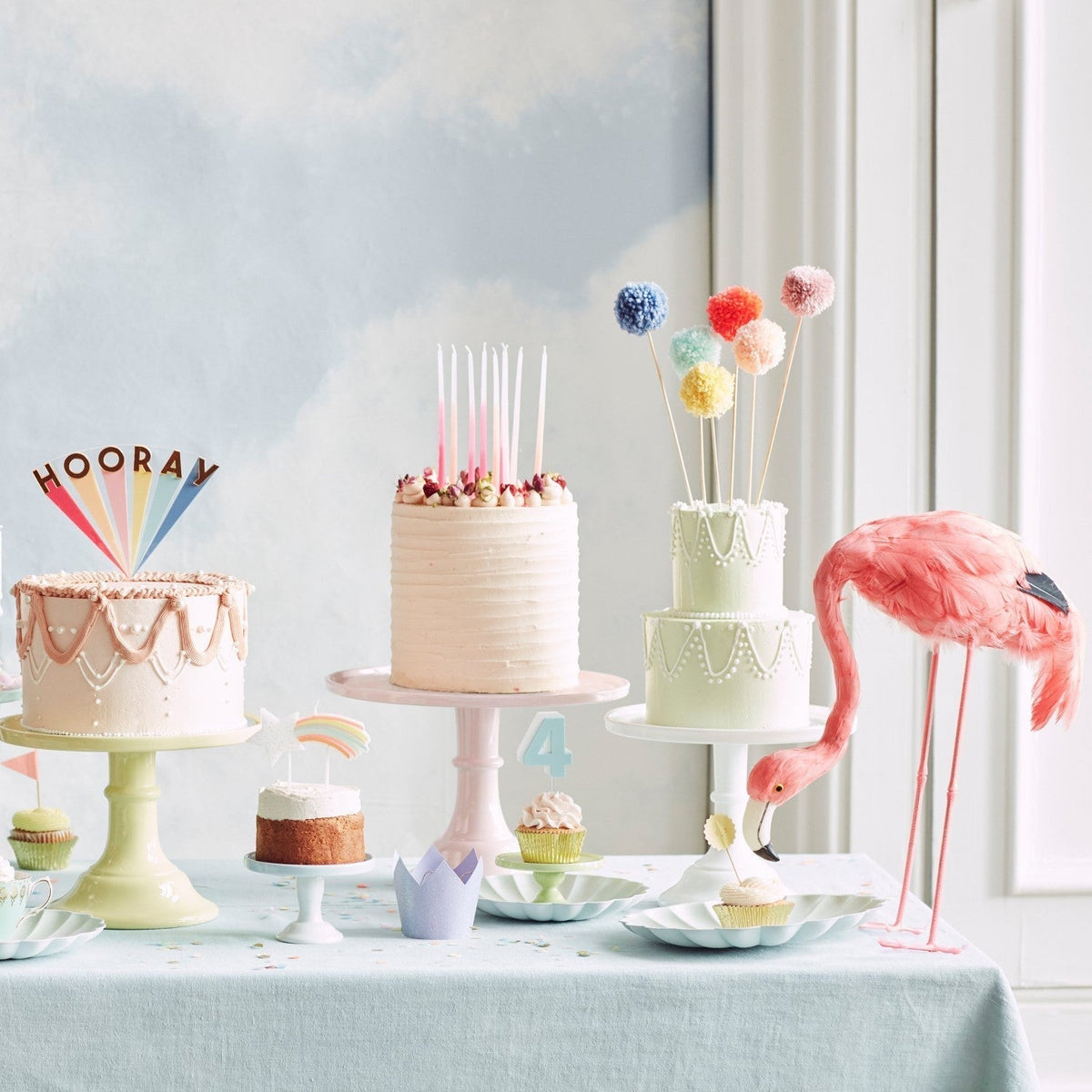 multi pompom cake toppers by meri meri mm 215884 2