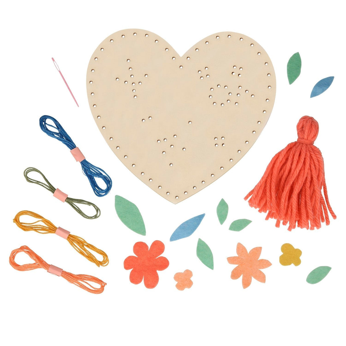 heart embroidery kit by meri meri mm 221679 5