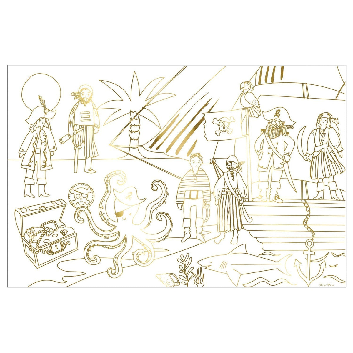 pirate coloring posters by meri meri mm 223137 6
