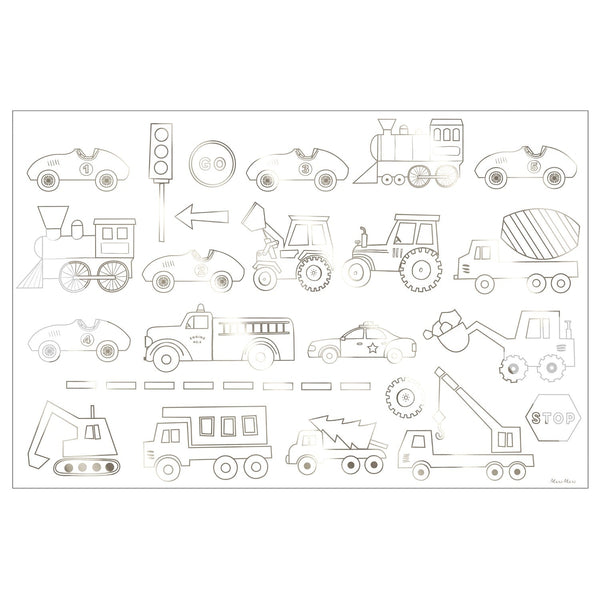 construction coloring posters by meri meri mm 223155 4