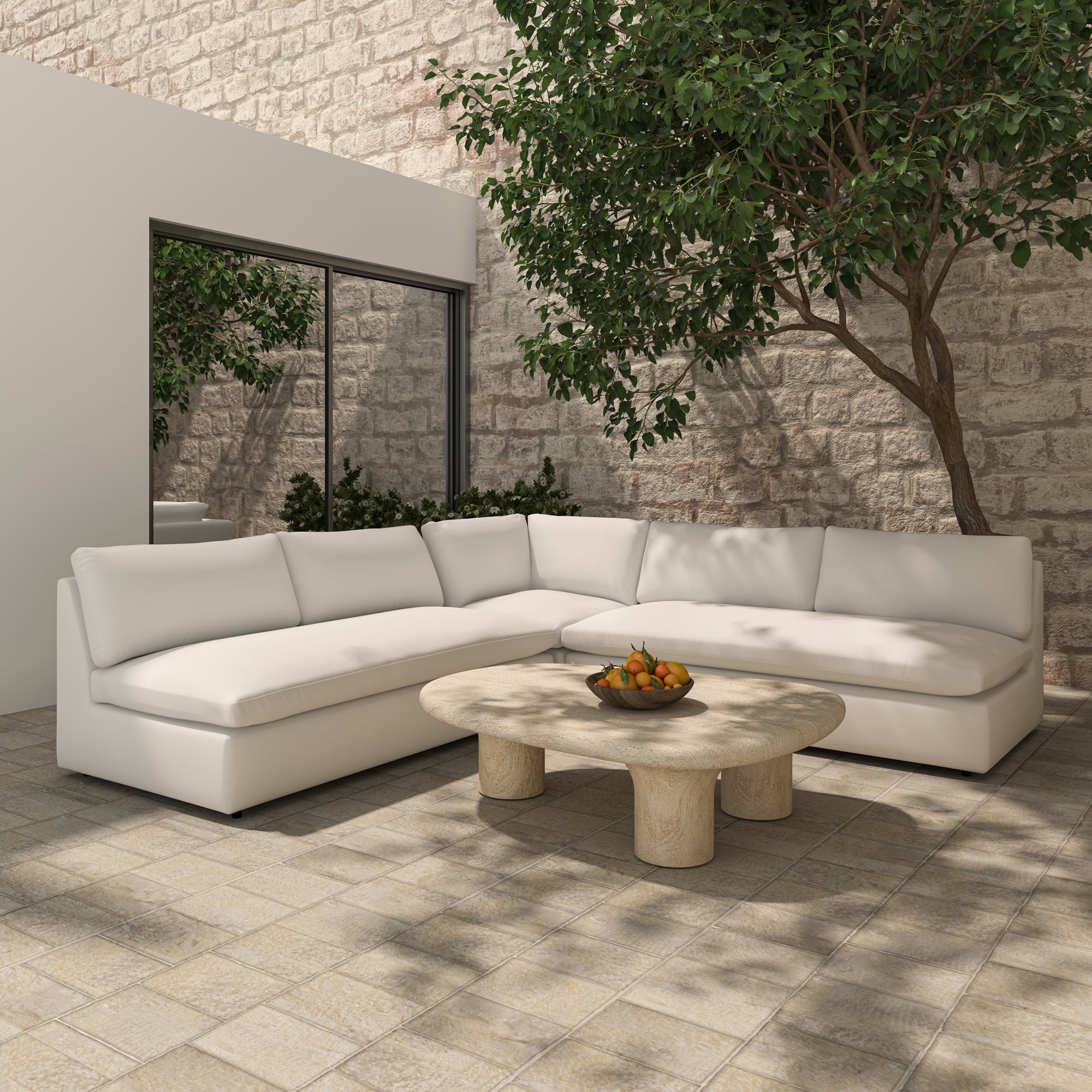 Miles Outdoor Modular 3 Piece Moes Home Collection Mhc Mo 1022 07 9