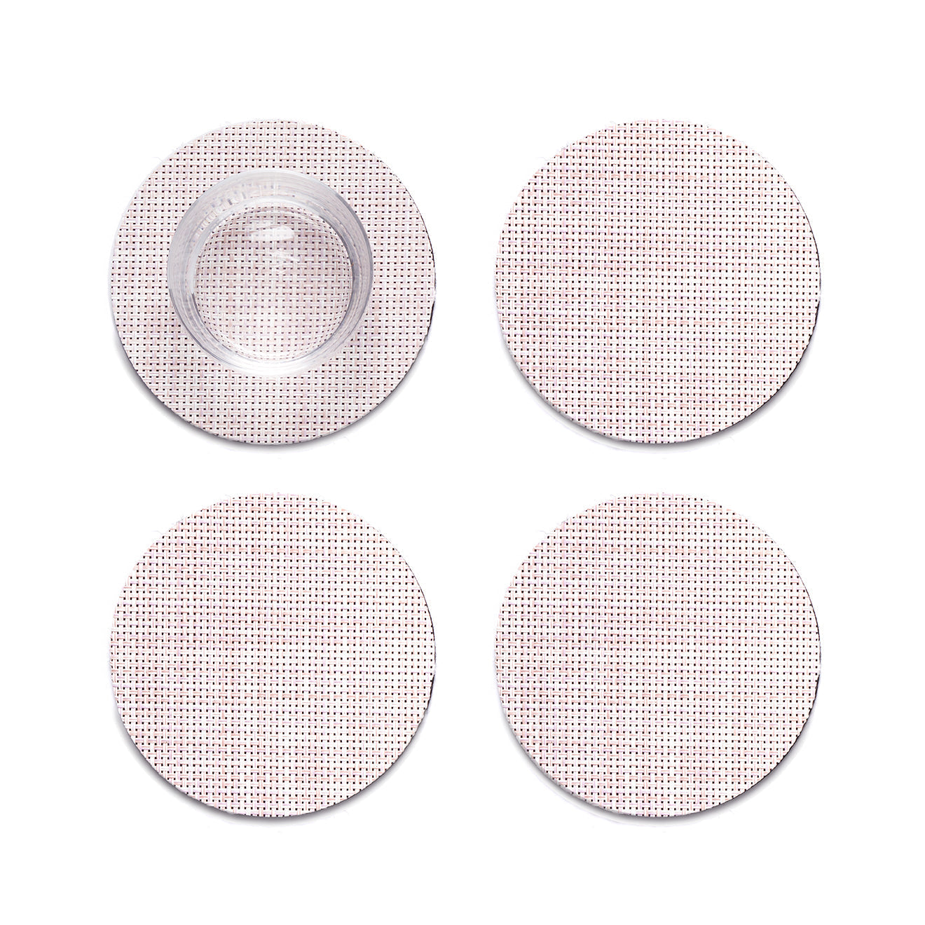Mini Basketweave Set Of 4 Coasters Chilewich Chw 100743 002 2