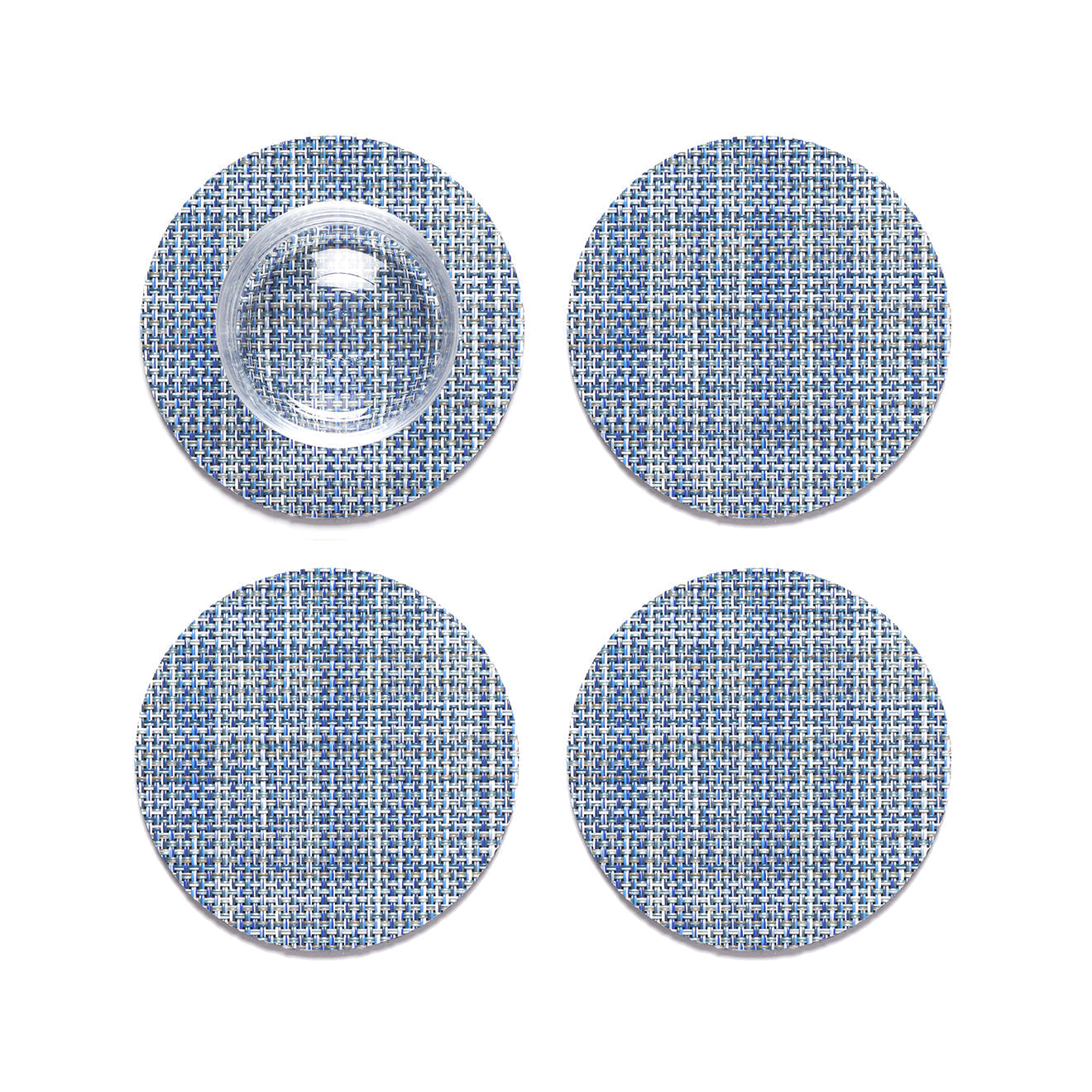 Mini Basketweave Set Of 4 Coasters Chilewich Chw 100743 002 3