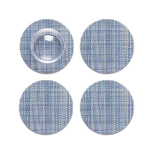 Mini Basketweave Set Of 4 Coasters Chilewich Chw 100743 002 3
