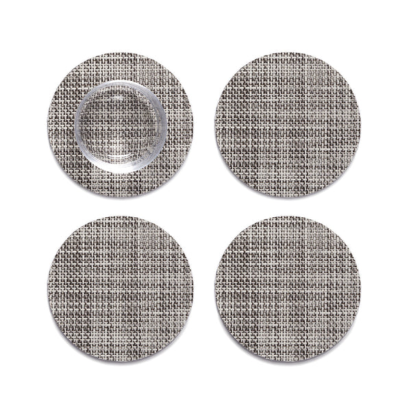 Mini Basketweave Set Of 4 Coasters Chilewich Chw 100743 002 11