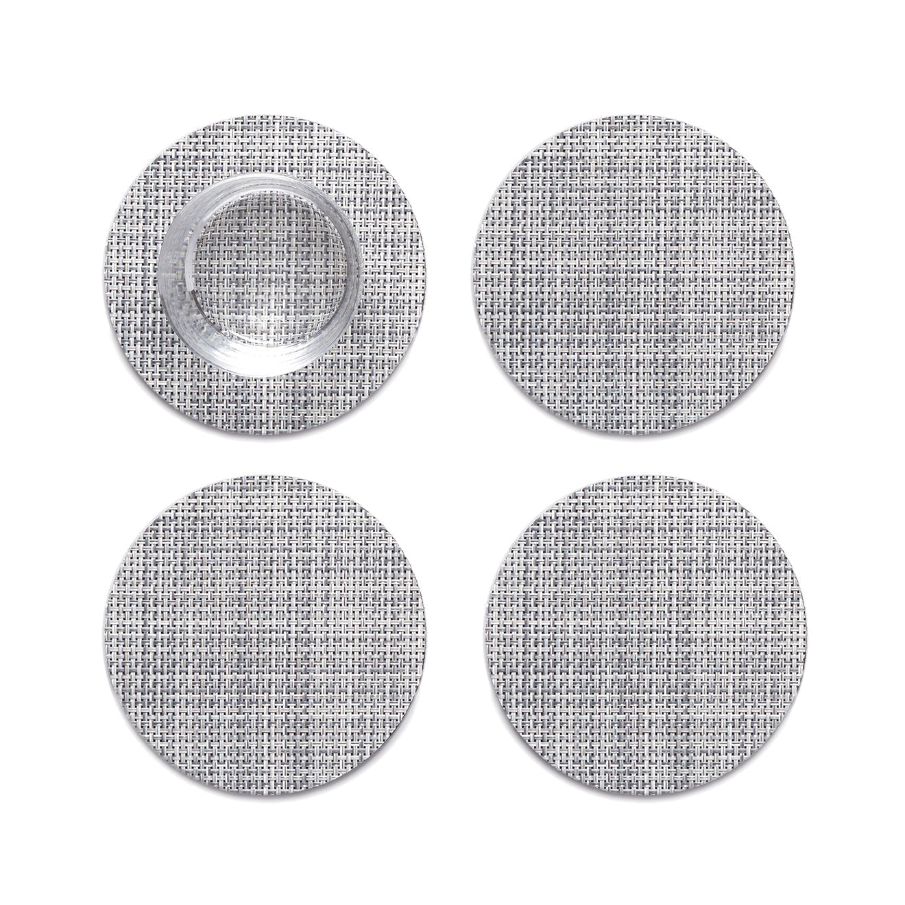 Mini Basketweave Set Of 4 Coasters Chilewich Chw 100743 002 15
