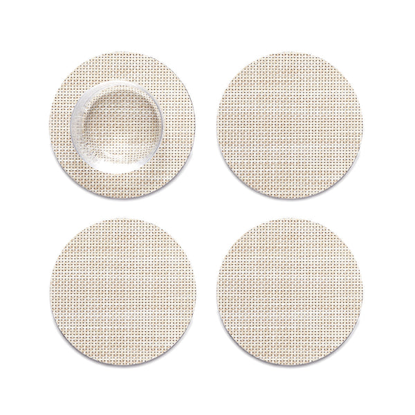 Mini Basketweave Set Of 4 Coasters Chilewich Chw 100743 002 17