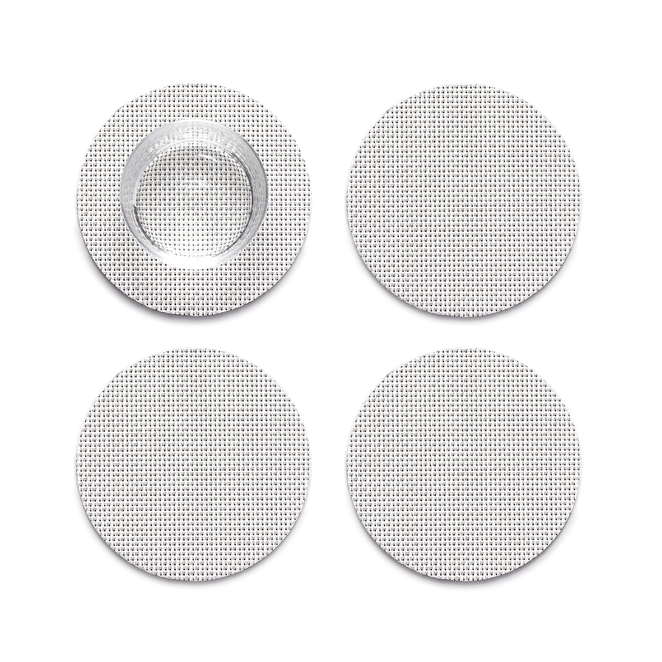Mini Basketweave Set Of 4 Coasters Chilewich Chw 100743 002 24