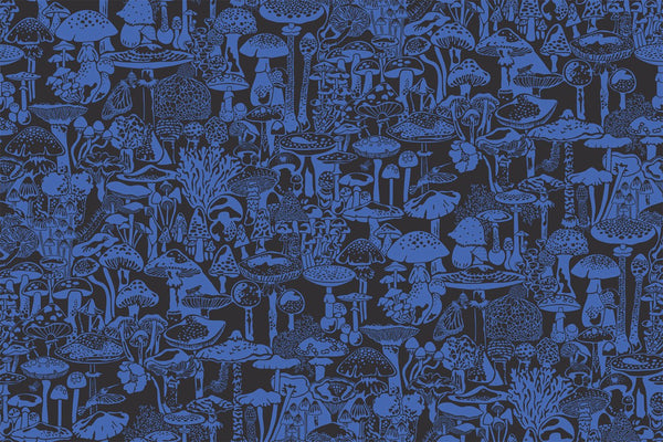 Mushroom City Wallpaper in Asteroid design by Aimee Wilder