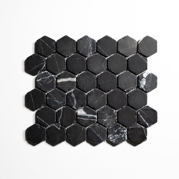 Nero St Gabriel Honed New Hexagon Tile Ng5Hx 2