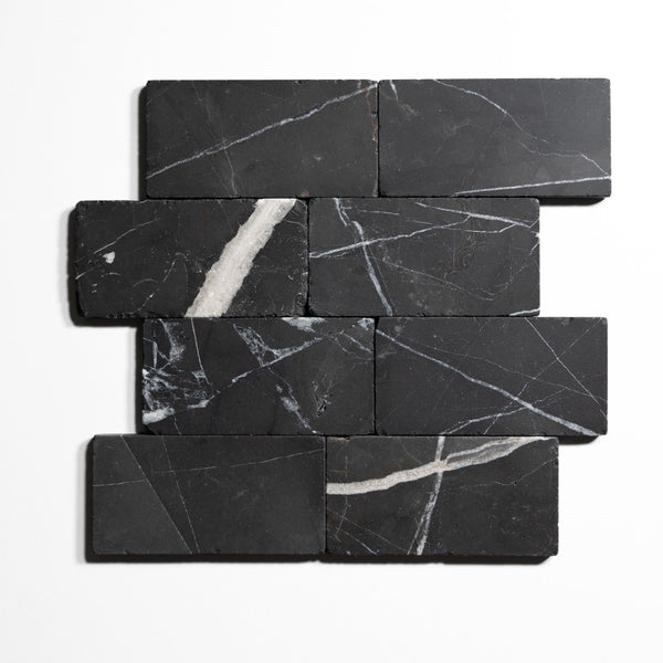 nero st gabriel tile by Designer Rug ng44t 13