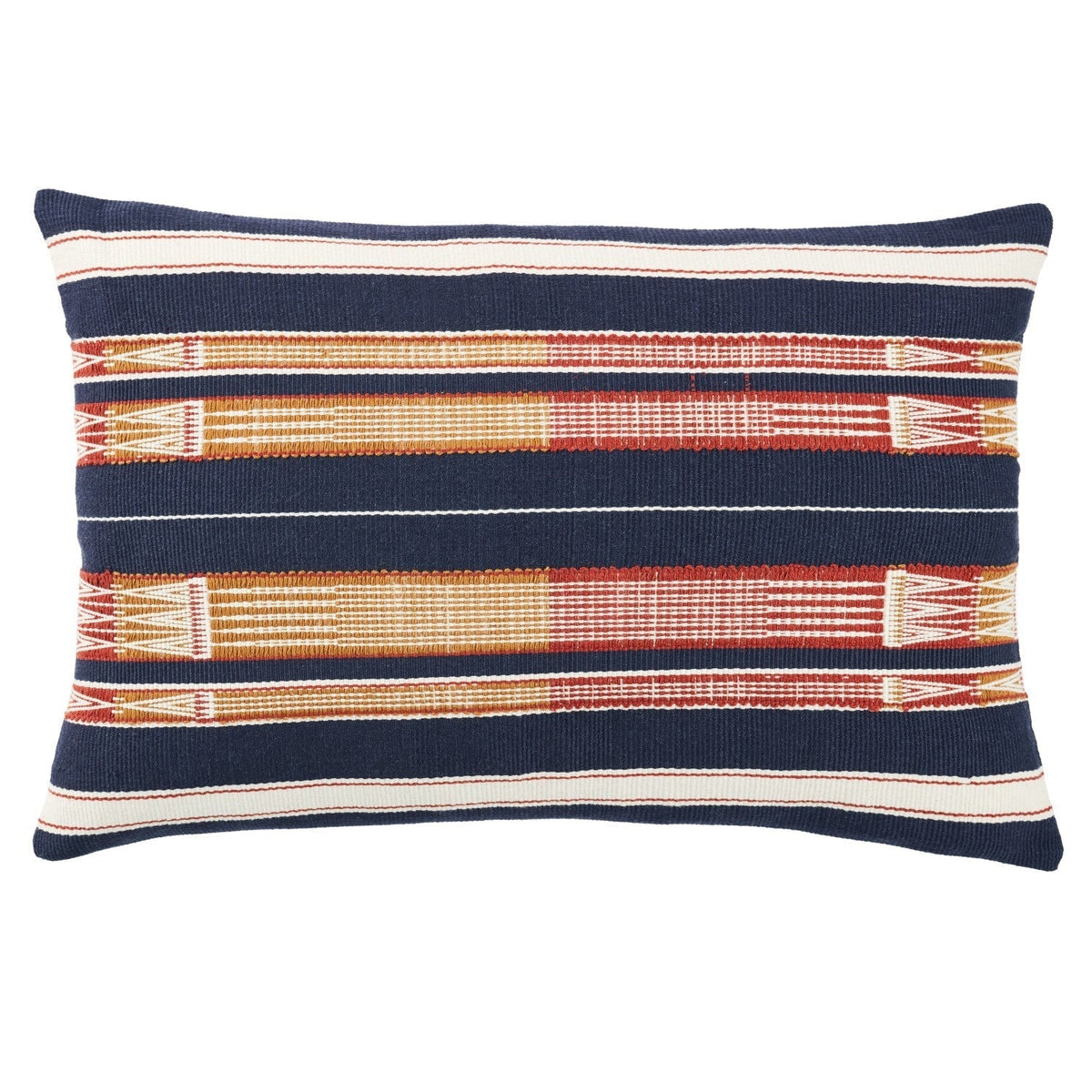 Nagaland Pillow Patkai Navy & Cream Pillow 1