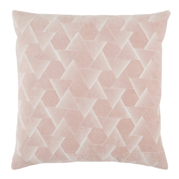 Jacques Geometric Pillow in Blush by Jaipur Living