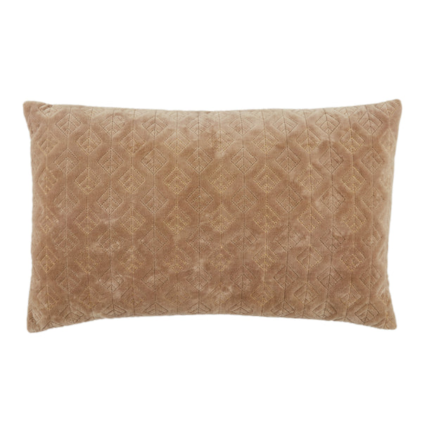 Dakon Trellis Pillow in Beige by Jaipur Living