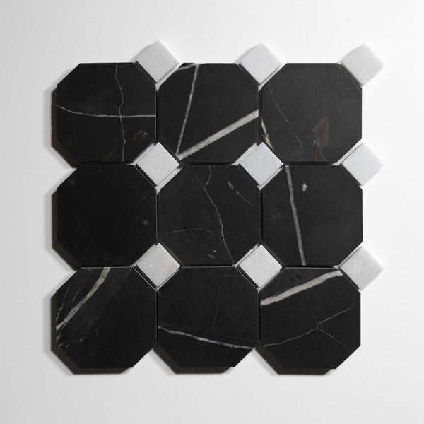 Nero St. Gabriel Accent Glacier White Tile Sample