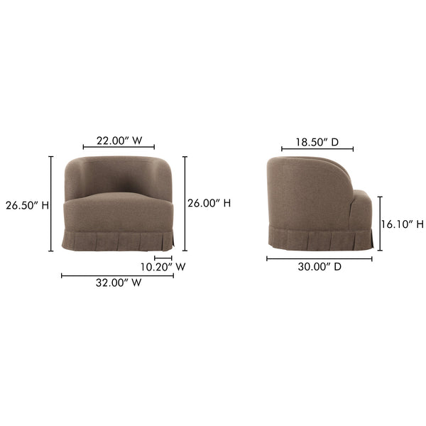 Maren Swivel Chair Moes Home Collection Mhc Oa 1013 34 18