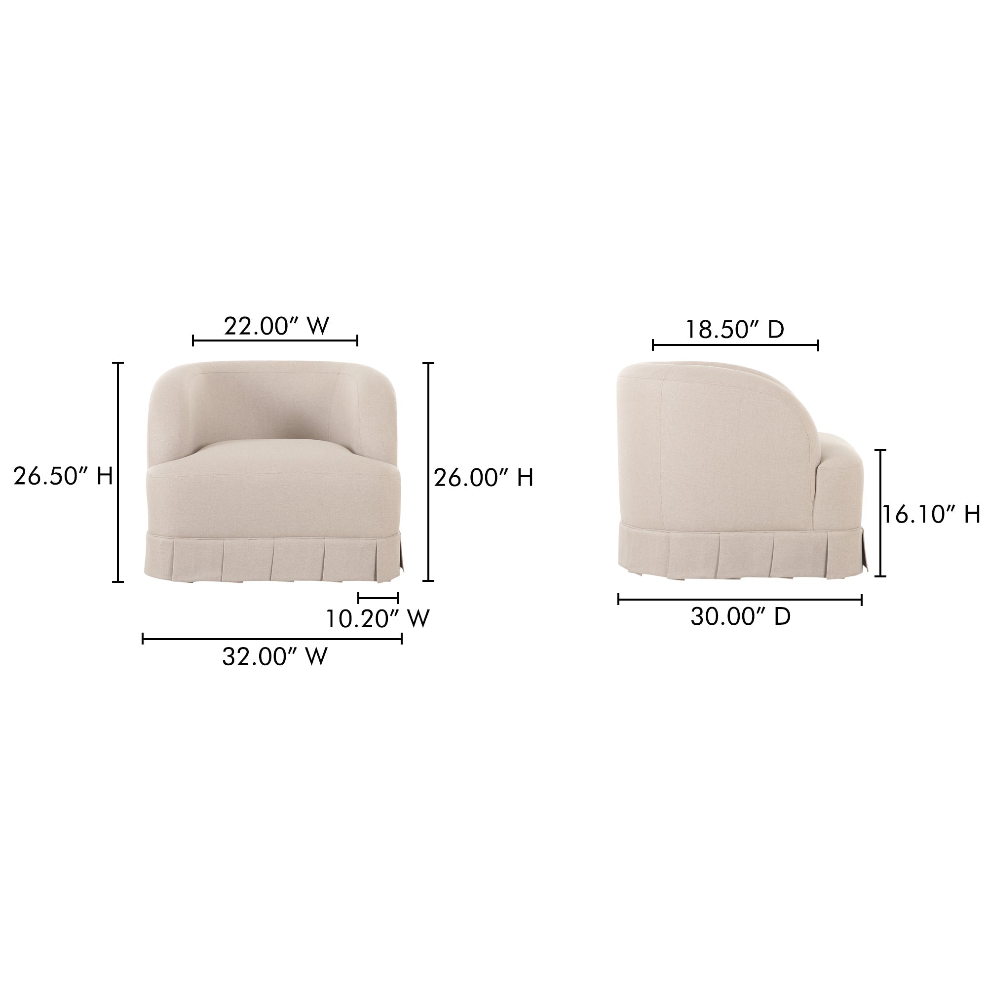 Maren Swivel Chair Moes Home Collection Mhc Oa 1013 34 17